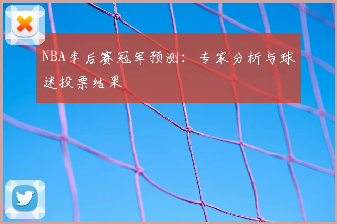 NBA季后赛冠军预测：专家分析与球迷投票结果